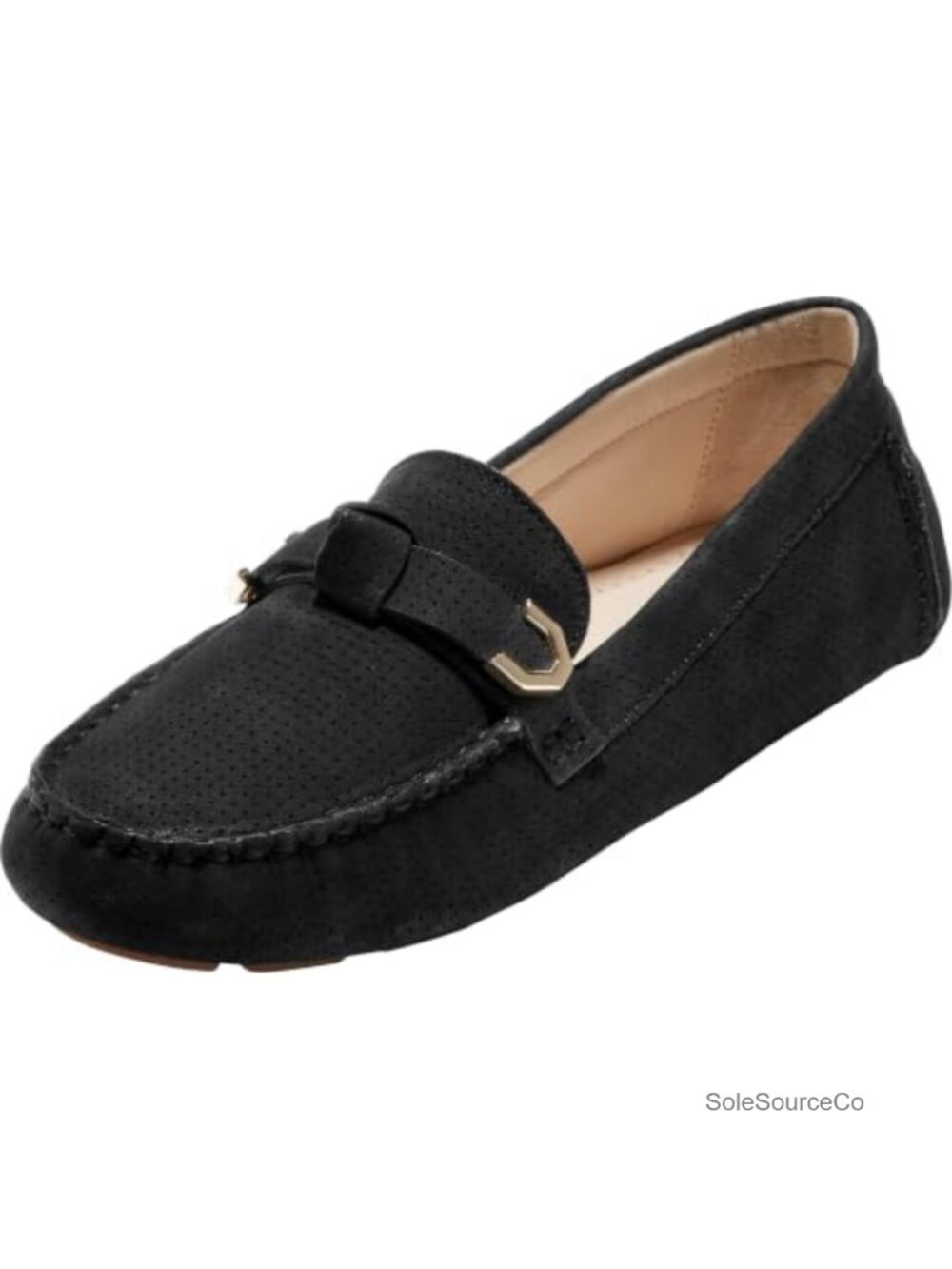 Women's Evelyn Bow Faux Fur Shearling Loafers Slip-On Comfort